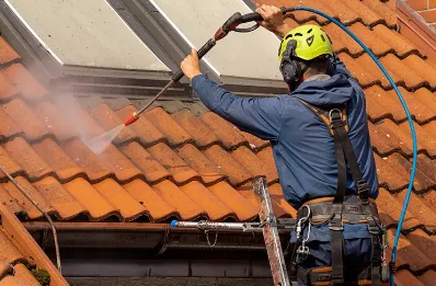 Démoussage et hydrofuge de toiture à Verniolle